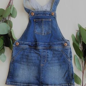 H&M denim overall dress